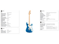 Fender Squier Paranormal Stratocaster Deluxe LPB Fender Squier Paranormal Stratocaster Deluxe LPB